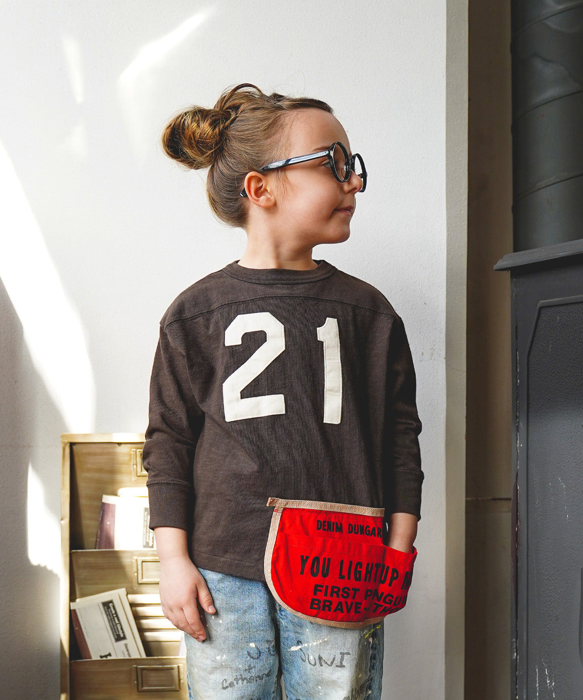Apron L/S Tee Black