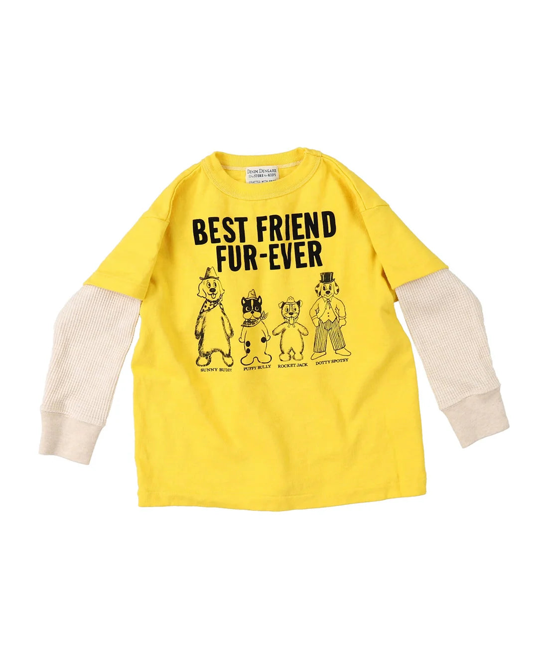 FRIEND L/S Tee YELLOW