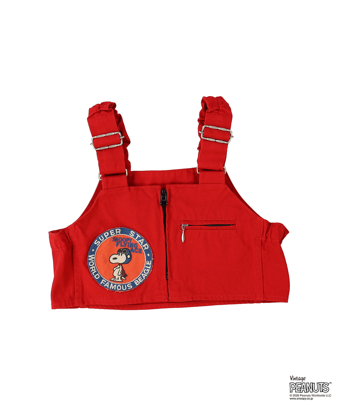 SNOOPY Apron Vest RED