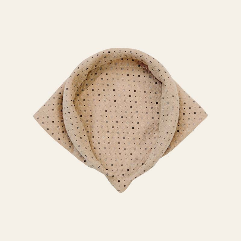 Scarf Headband - Warm Sand Star Dots
