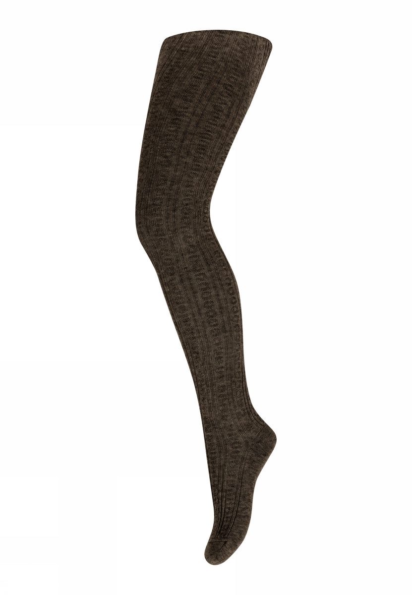Juno tights Brown Melange