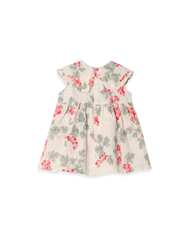 Garbo&Friends Seersucker Collar Romper Dress | Grapes Pink image 2
