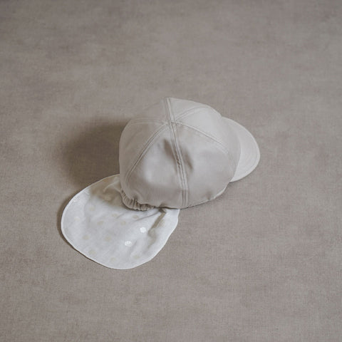 Bird Embroidery Cap – Light Gray