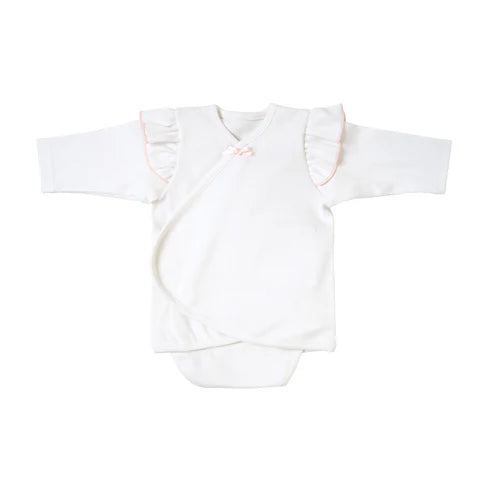 PATTO SATTO OMEKASHI Long-Sleeve Baby Underwear - Ivory