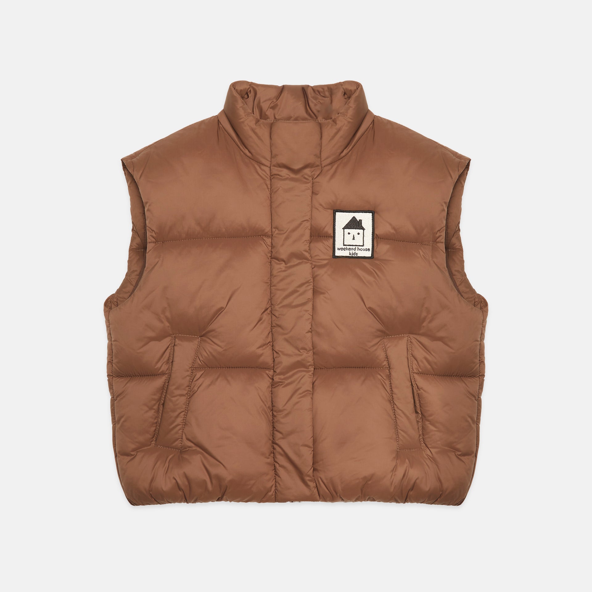 Brown Puffer Vest