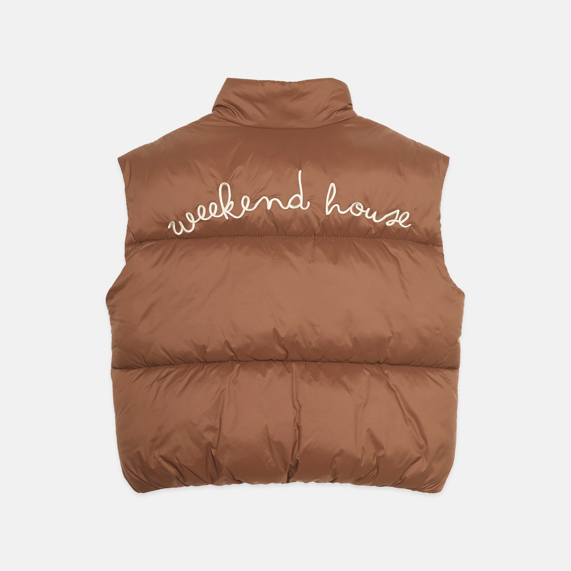 Brown Puffer Vest