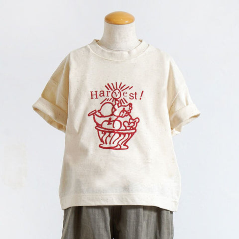Naomi Harvest Print T-Shirt – Cream