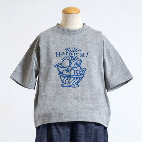 Naomi Harvest Print T-Shirt – Grey