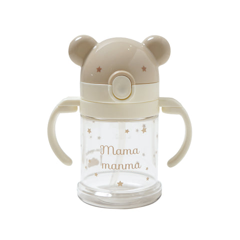 Mamamanma Straw Mug Beige