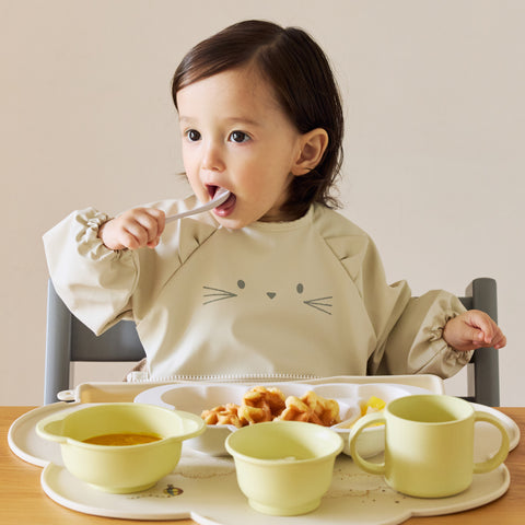 Long Sleeve Meal Apron – Cat Ivory
