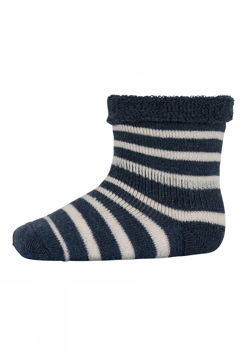 Elis baby socks Dark Denim Melange