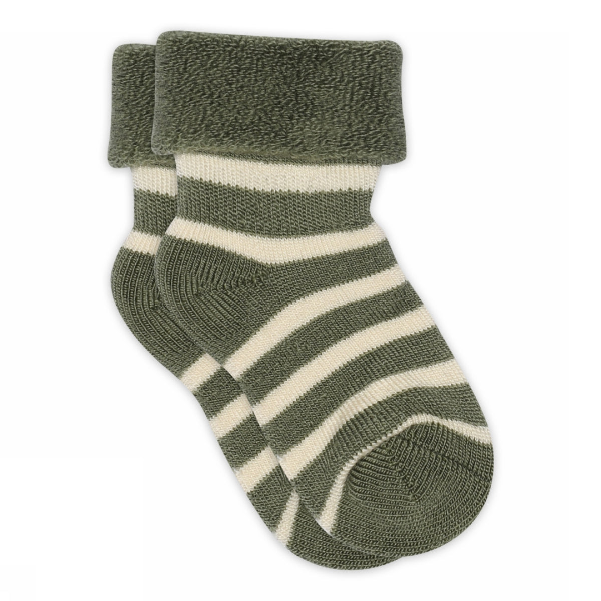 Elis baby socks Olivine