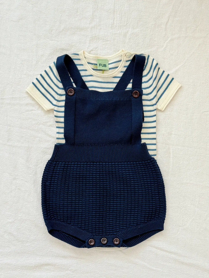 FUB Baby SS Body - ecru/washed indigo image 2