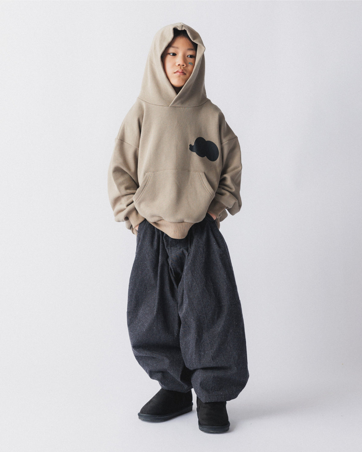 Wide-leg Pants - Black