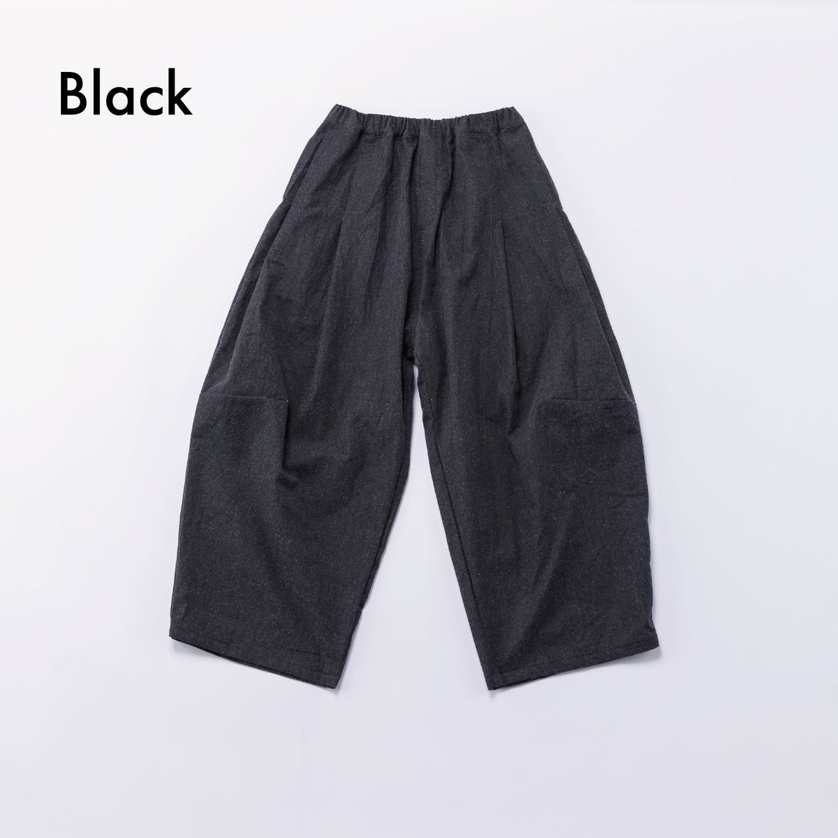 Wide-leg Pants - Black