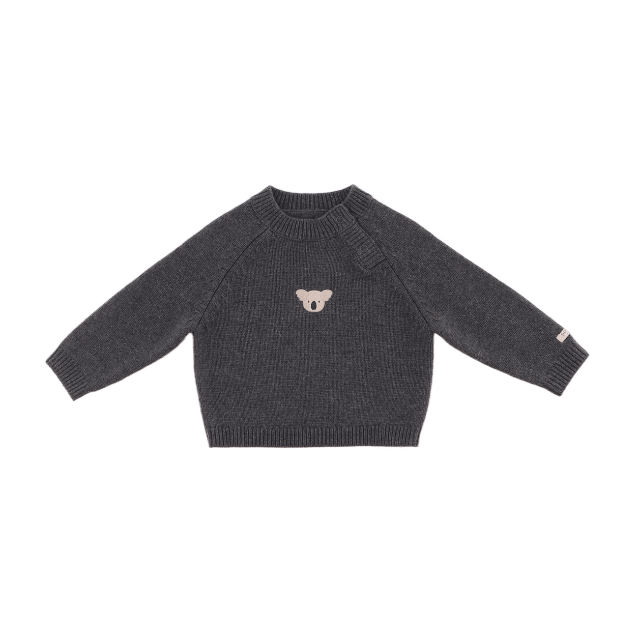 Sibbe Merino Wool Sweater | Koala Cloudy Grey Melange