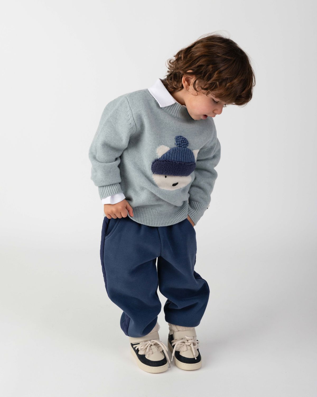 Noorien Trousers Blue Marine