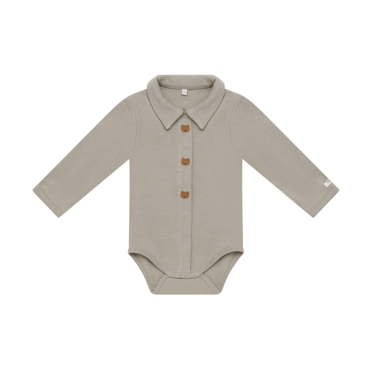 Finnian Bodysuit | Bears Dusty Green