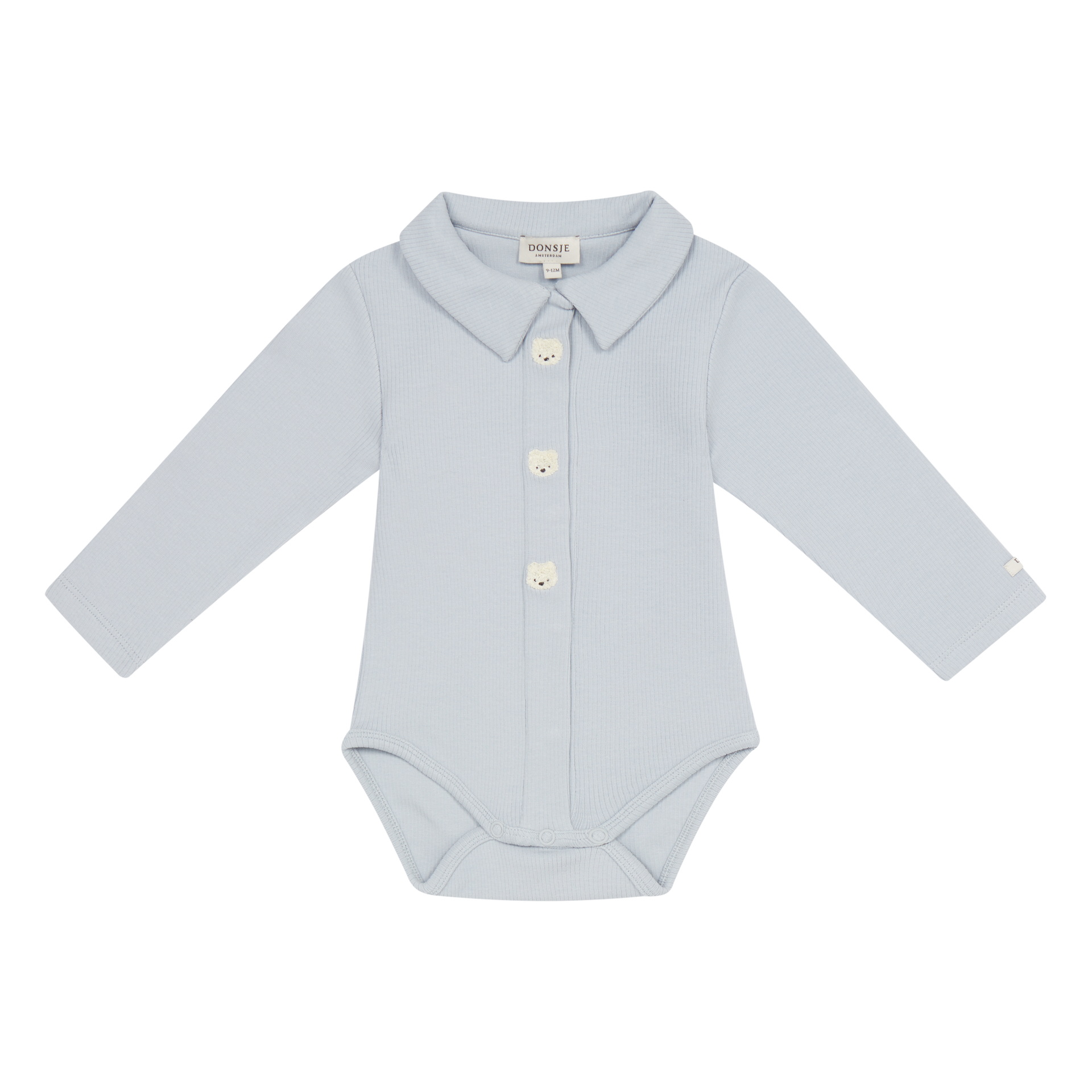 Finnian Bodysuit | Polar Bears Ice Blue
