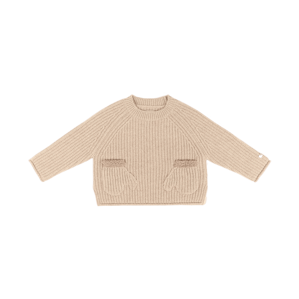 Pawien Merino Wool Sweater Biscotti Melange