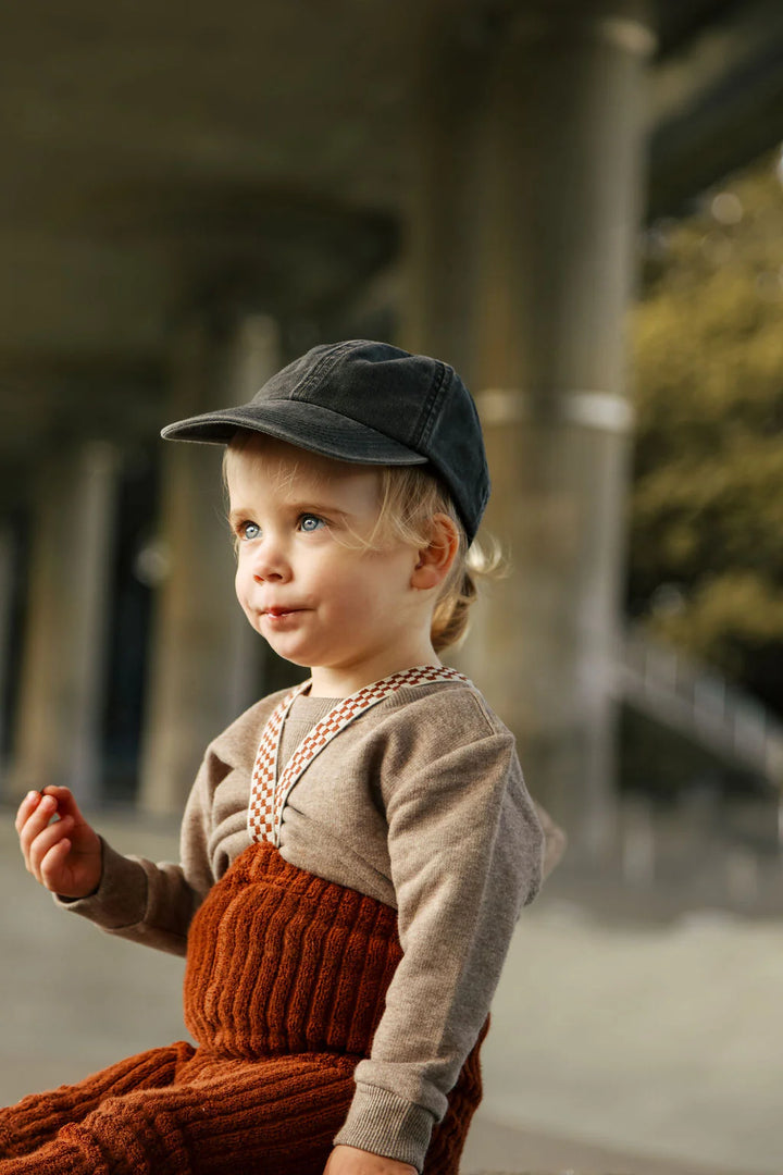 Silly Silas Granny Teddy Footless Tights - Cinnamon Checked image 3