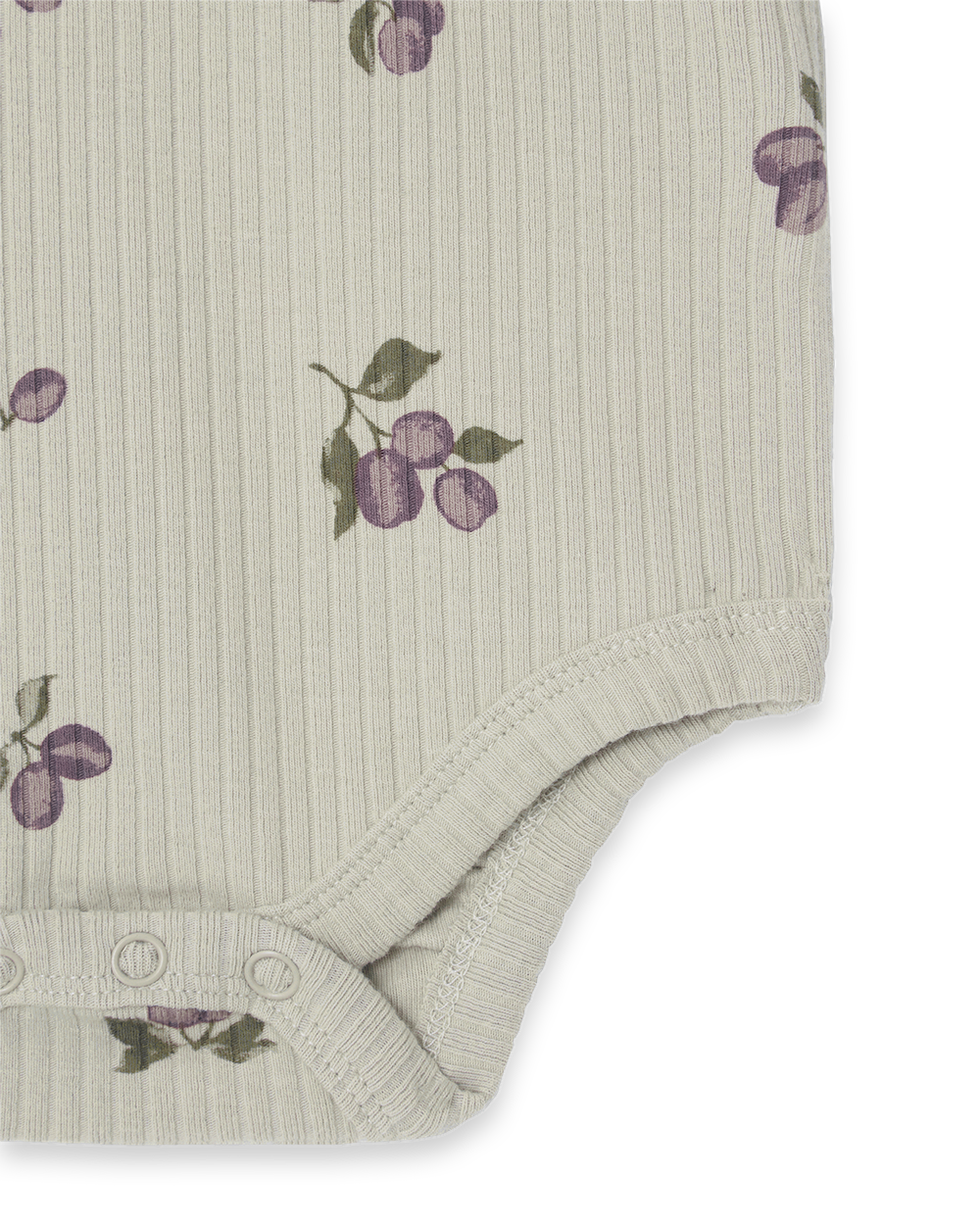 Garbo&Friends Rib Jersey LS Body - Prune Green image 1
