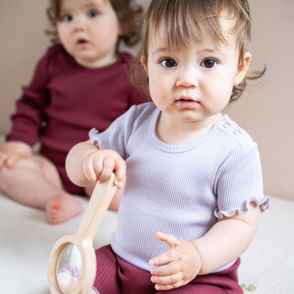 Buddy - Mauve with Ecru