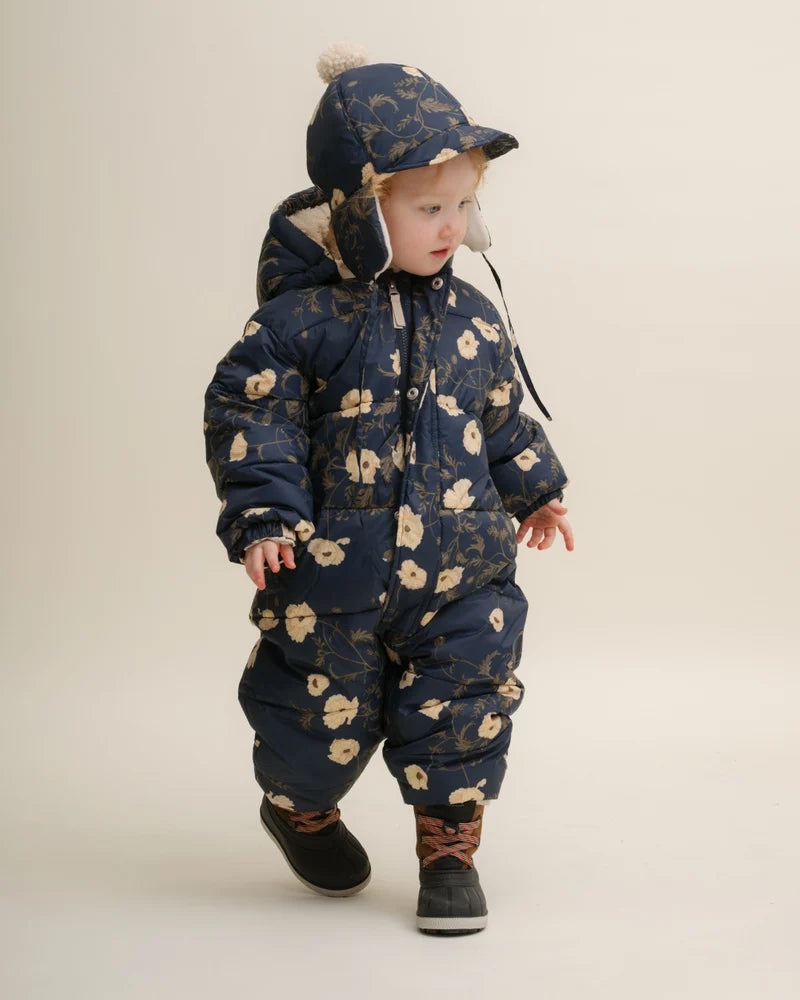 Garbo&Friends Puffer Hat Baby - Flos Navy image 1