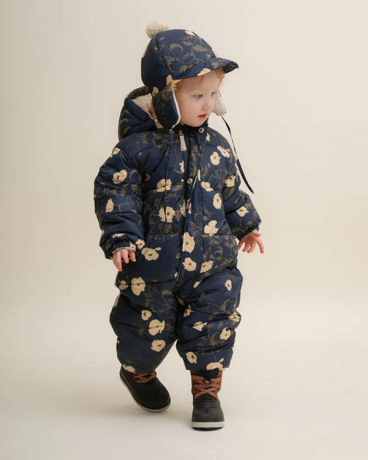 Garbo&Friends Puffer Hat Baby - Flos Navy image 1