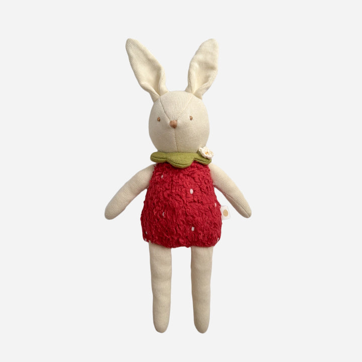The Blueberry Hill Plush Bunny Strawberry Baby Kids Toy Stuffed Animal Spring image 0