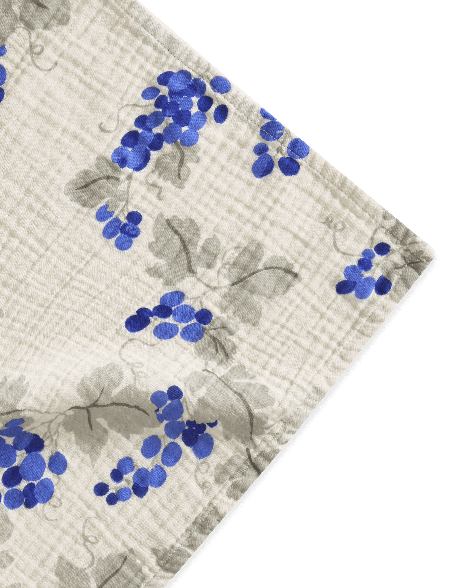 Garbo&amp;Friends Muslin Swaddle Blanket | Grapes Blue image 1