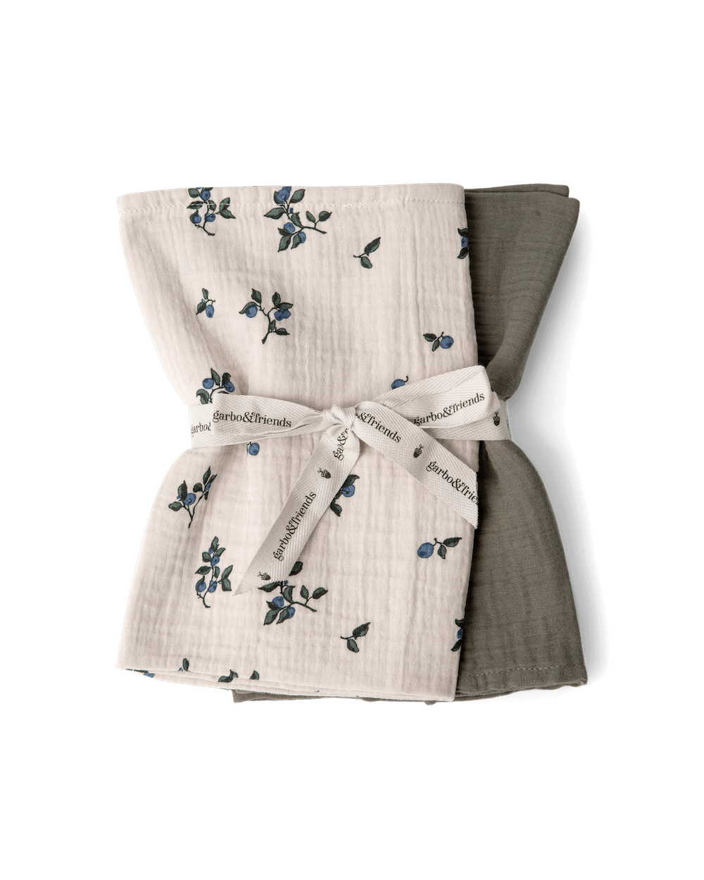 Garbo&Friends Muslin Blanket 2 pcs - Blueberry image 0
