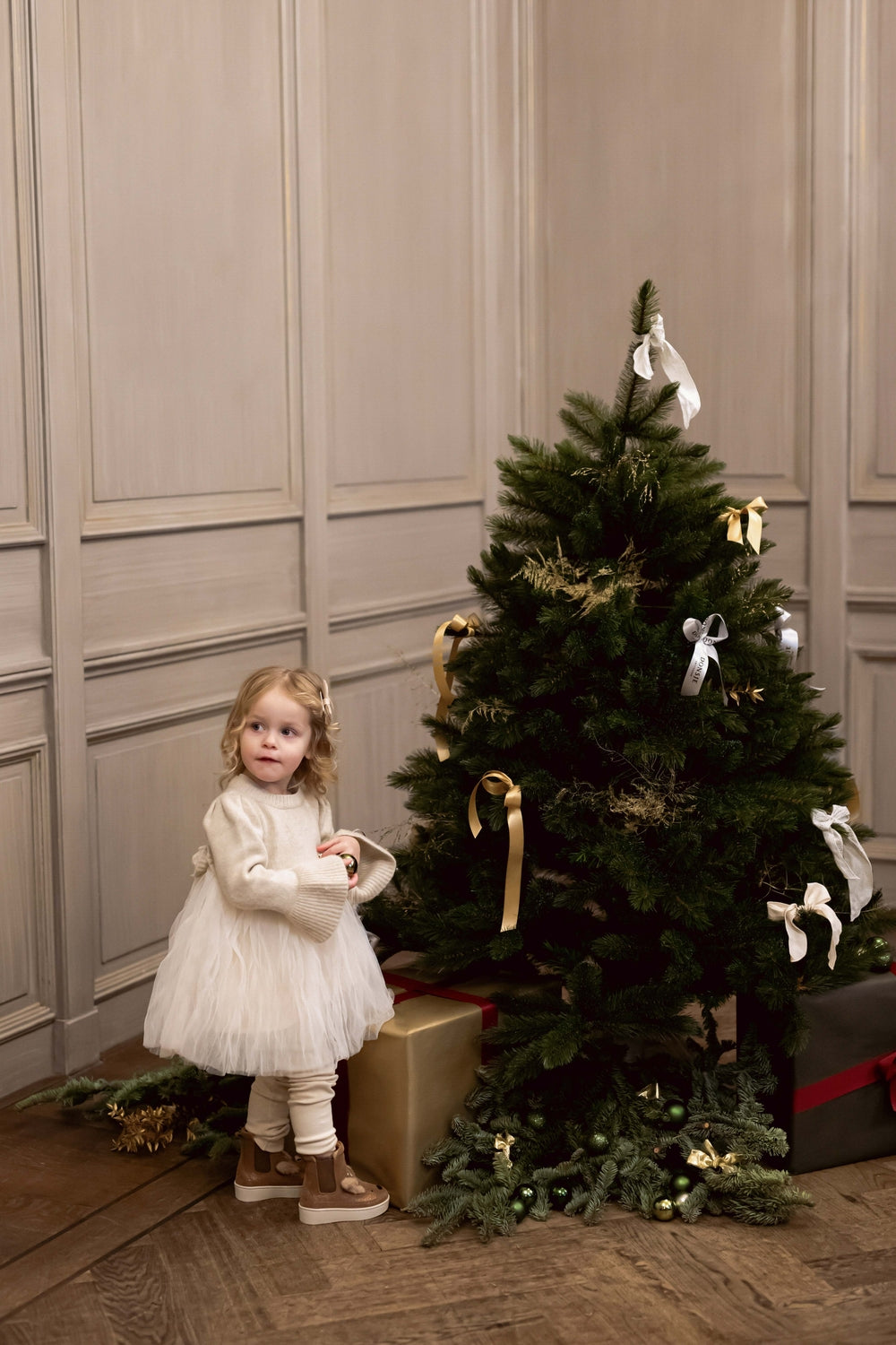 Paulien Dress Biscotti Melange