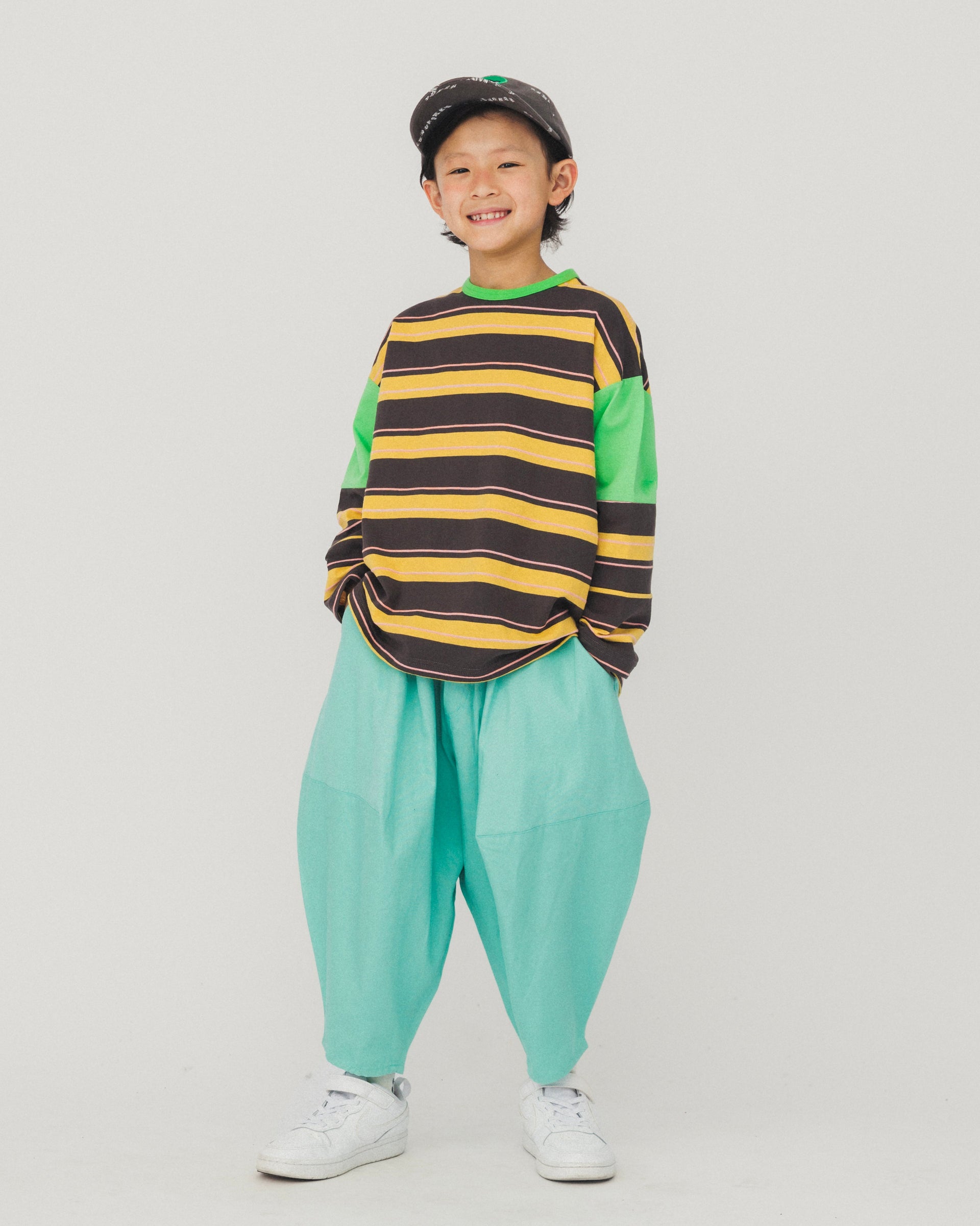 Striped T-shirt Brown & Yellow