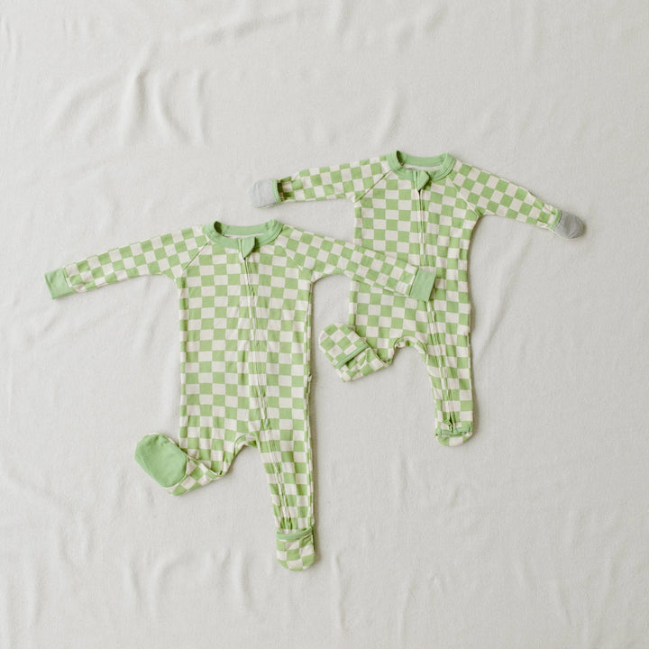 goumikids Grow With You Footie + Snug Fit - Cabana Green image 1