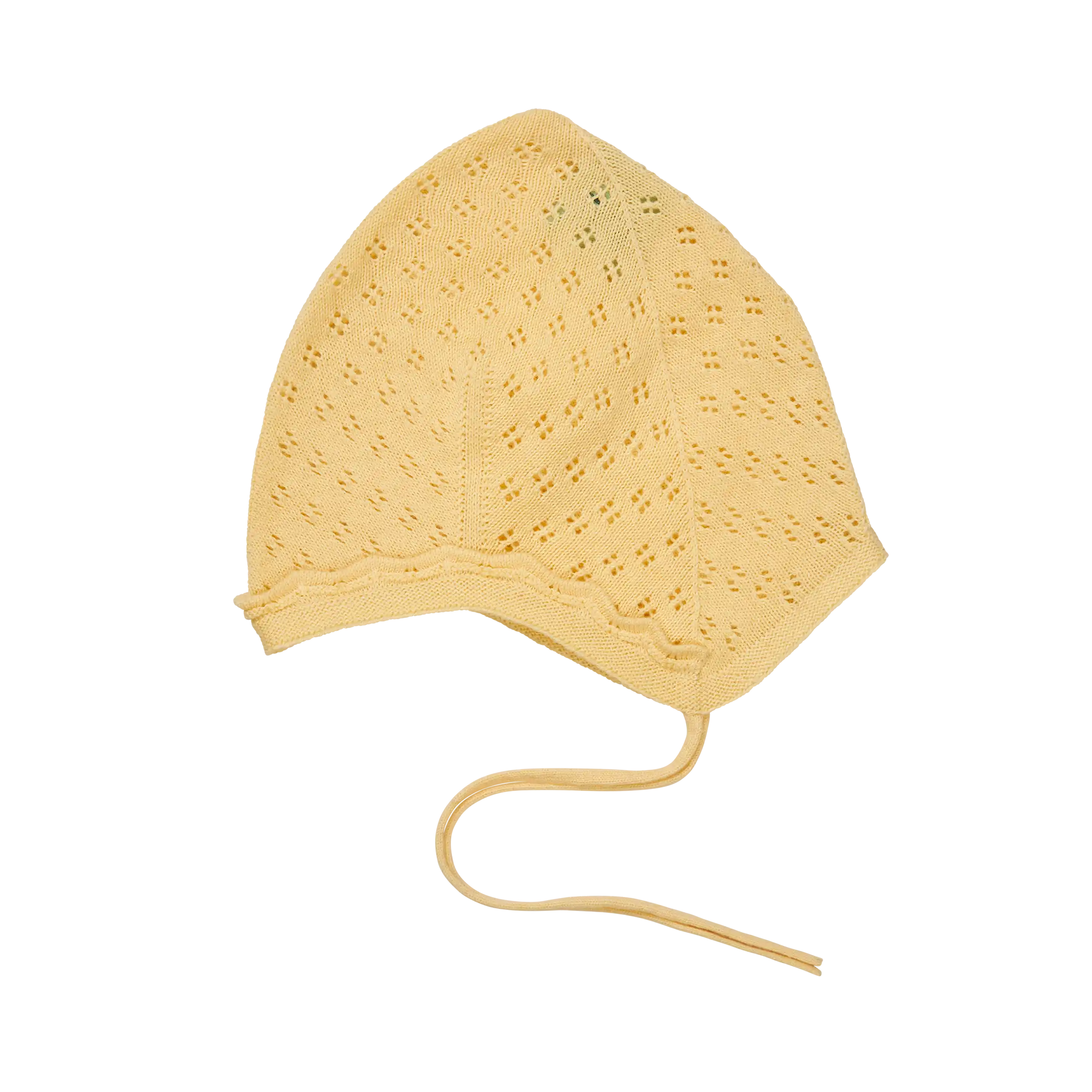 FUB Baby Pointelle Hat - vanilla image 0