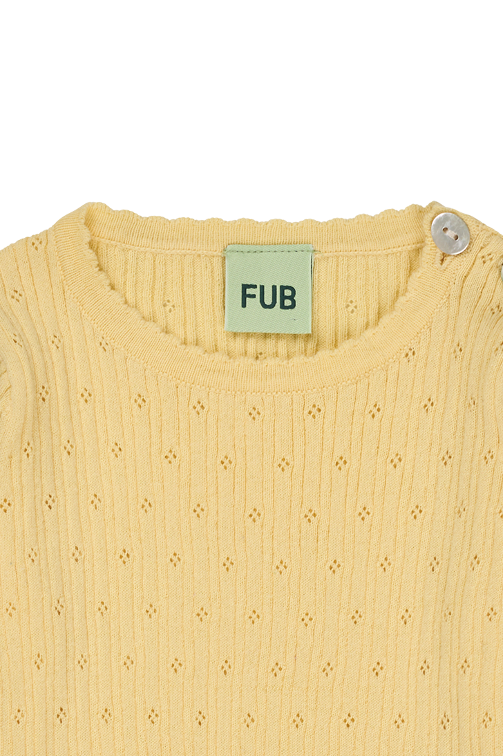 FUB Baby Pointelle Body - vanilla image 1