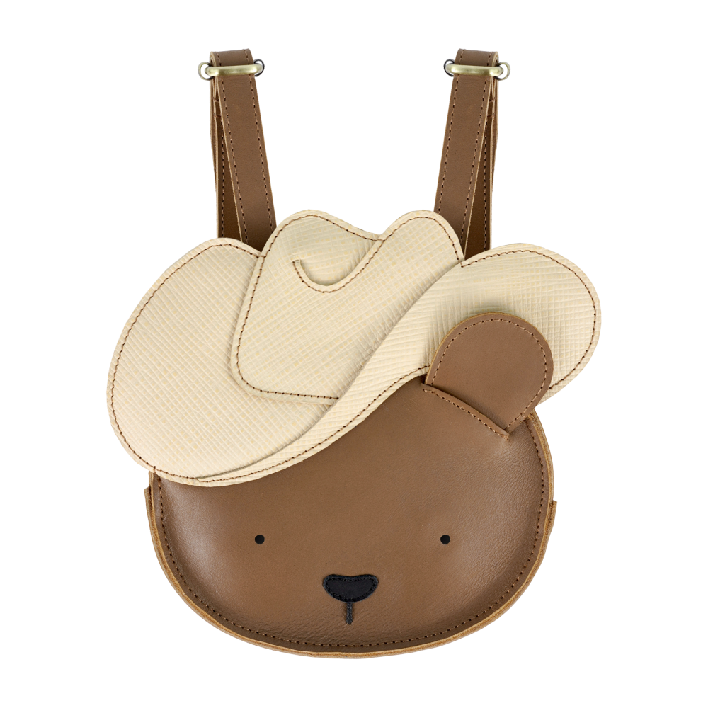 Stanzen Backpack | Cowboy Bear - Cognac Classic Leather