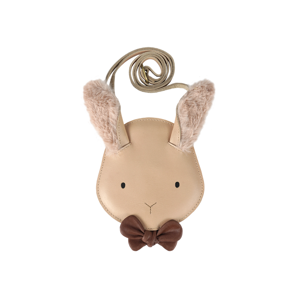 Fammy Purse | Fluffy Bunny Light Rust Leather
