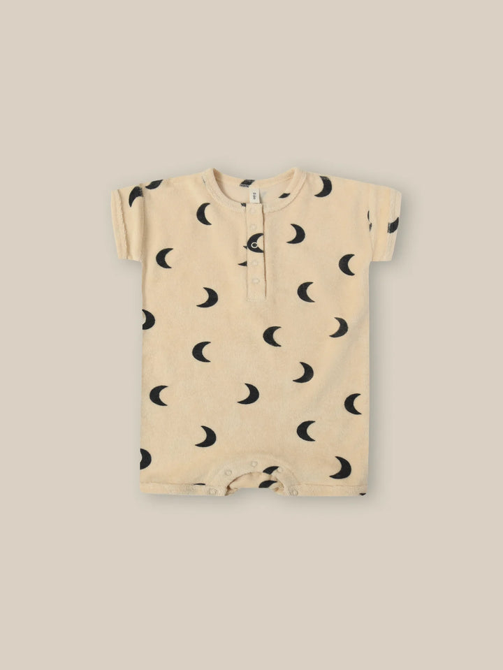 Organic Zoo Pebble Midnight Terry Beach Romper image 0