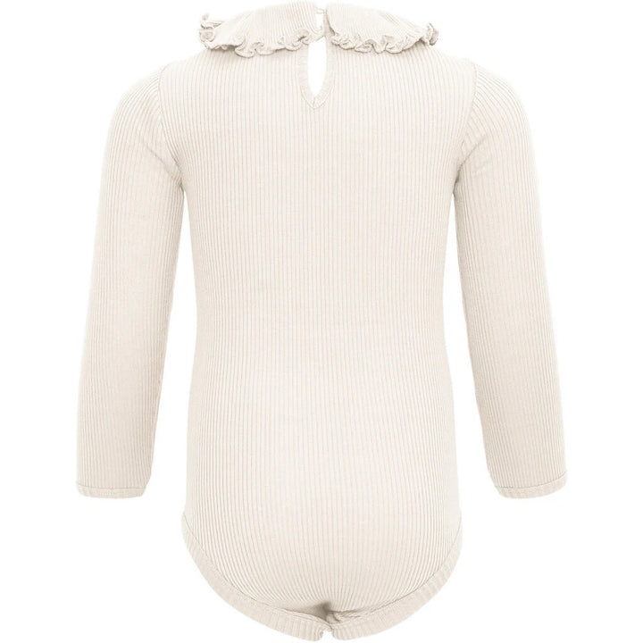 Minimalisma Beauty Silk and Cotton bodysuit - Cream image 1