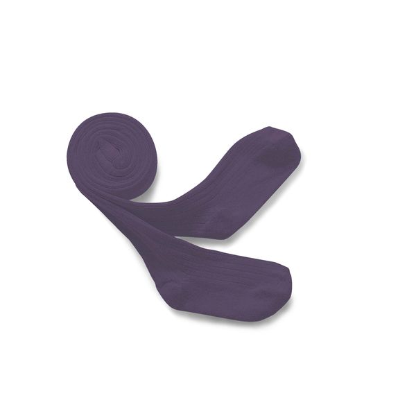 Louise - Ribbed Tights - Myrtille