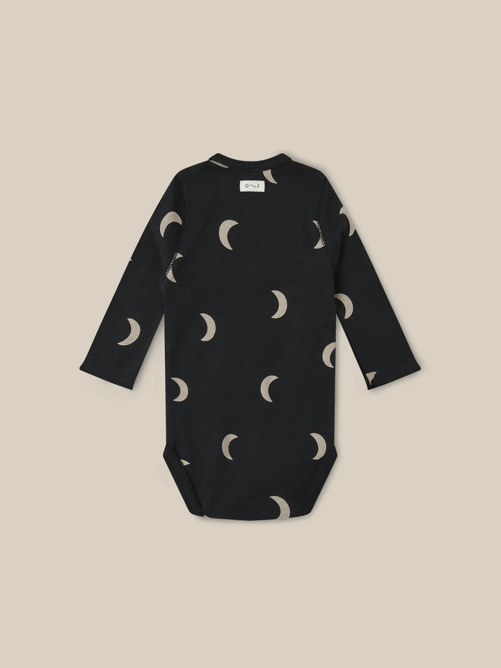 Organic Zoo Charcoal Midnight Wrap Bodysuit image 1