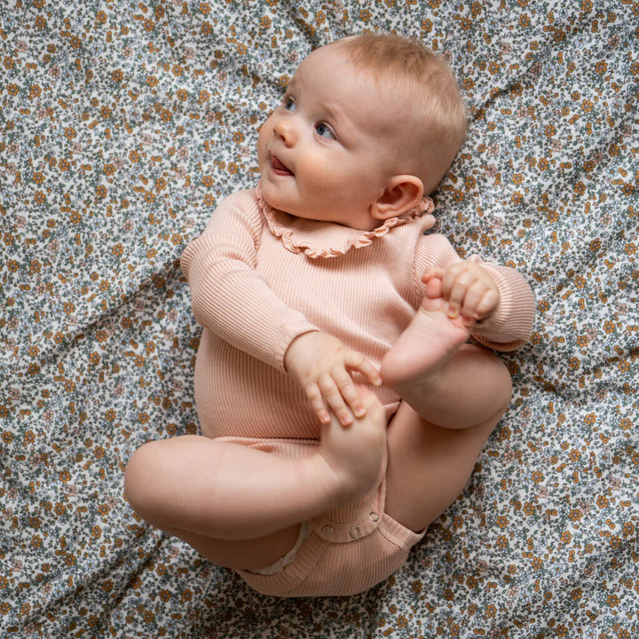 Minimalisma Beauty Silk and Cotton bodysuit - Sweet Rose image 2