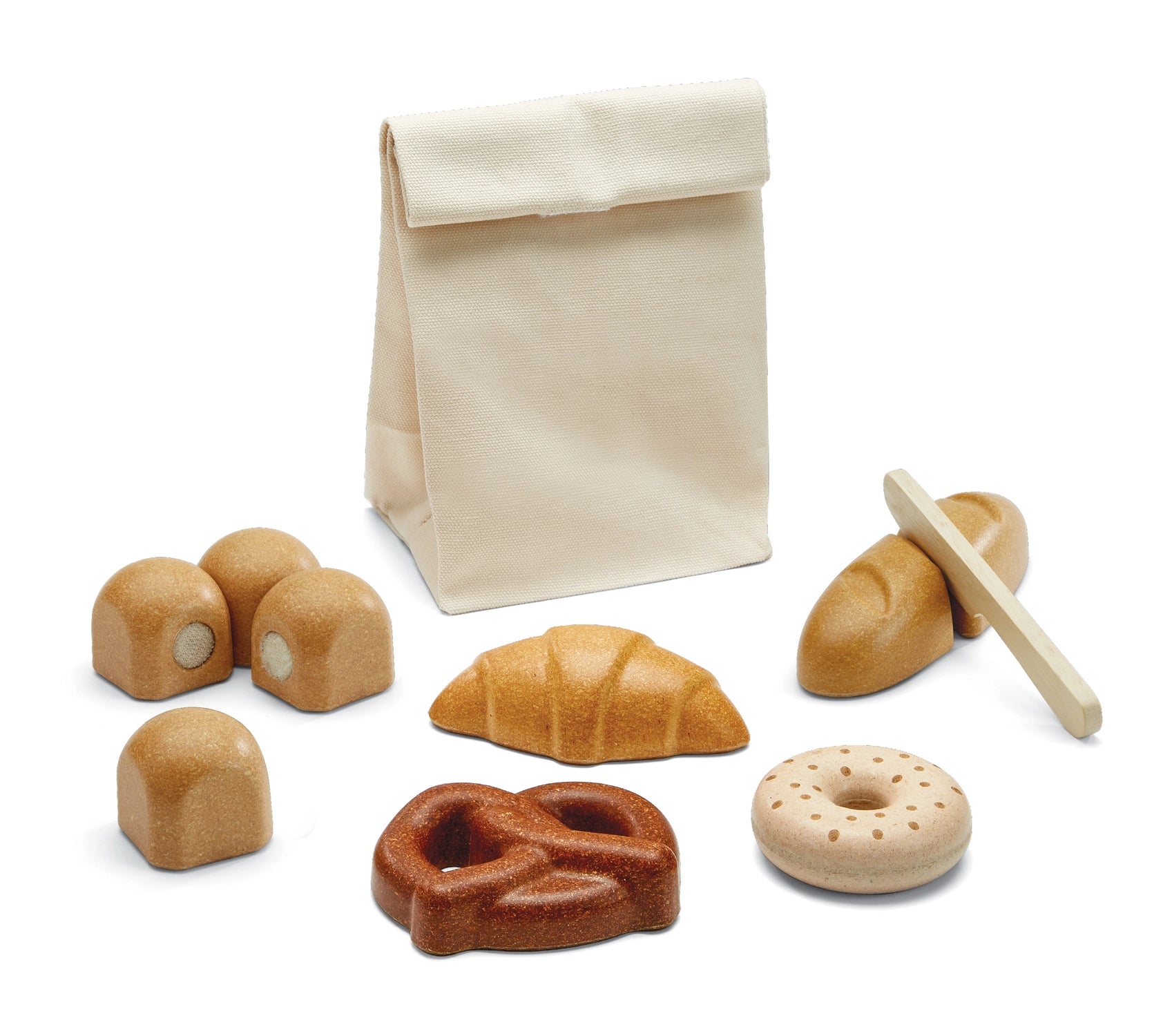 PlanToys Bread Set Wood Toy image 0