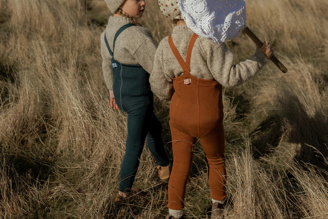 Silly Silas Wooly Footless Tights - Ginger image 1