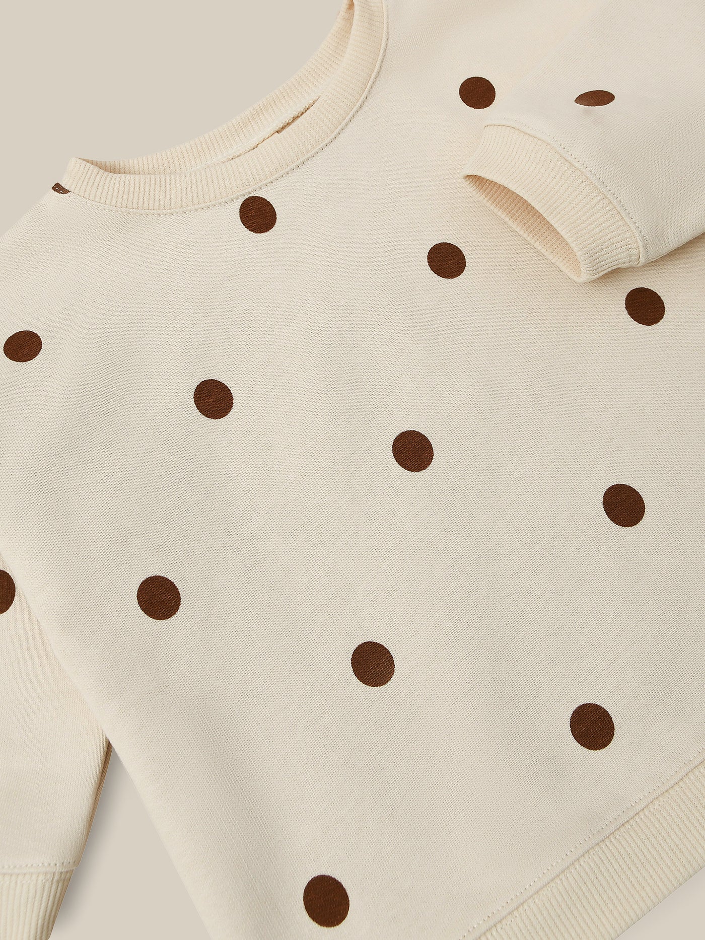 Organic Zoo Undyed Cotton Dots Sweatshirt image 1