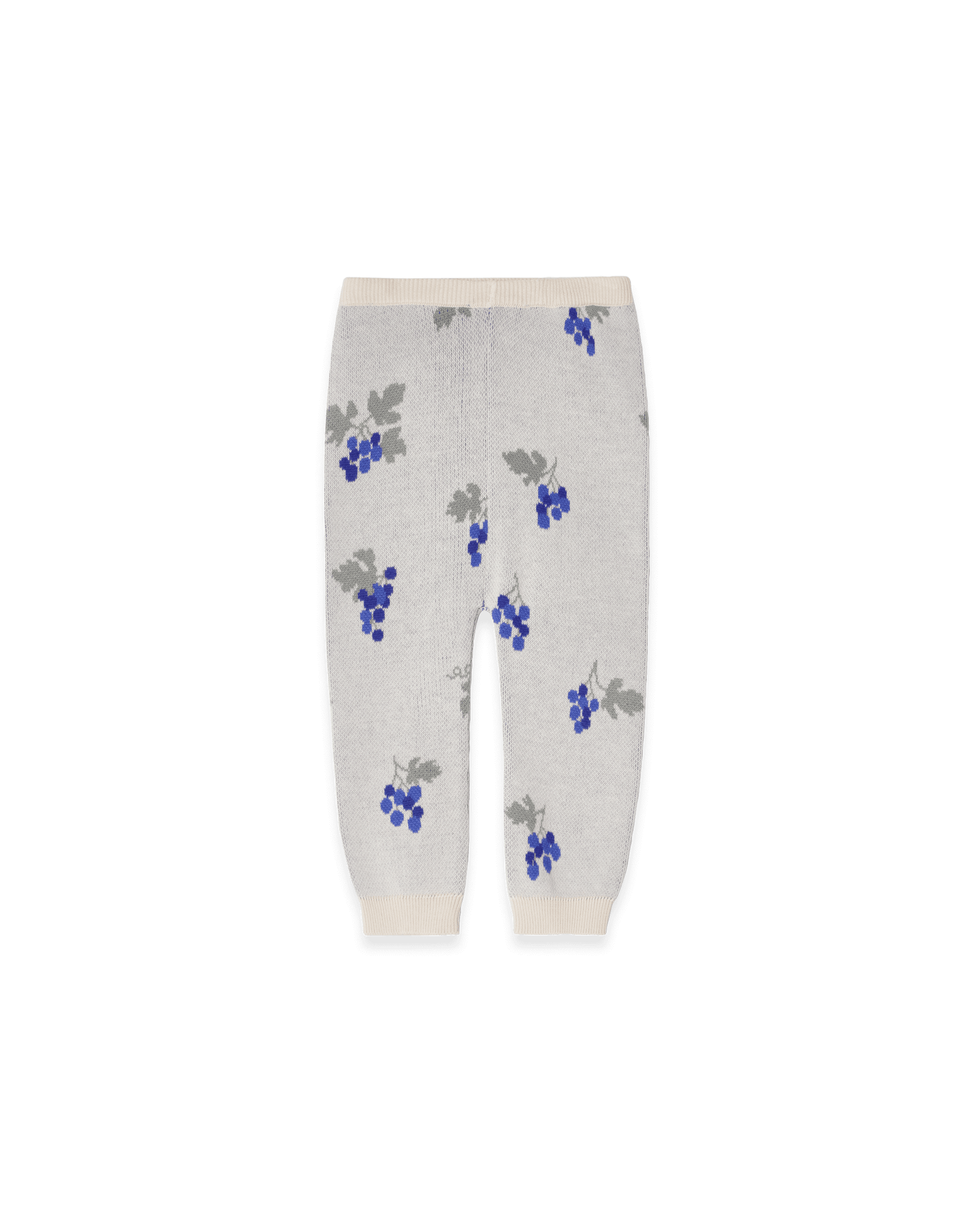 Garbo&Friends Knitted Trousers Baby | Grapes Ecru image 0