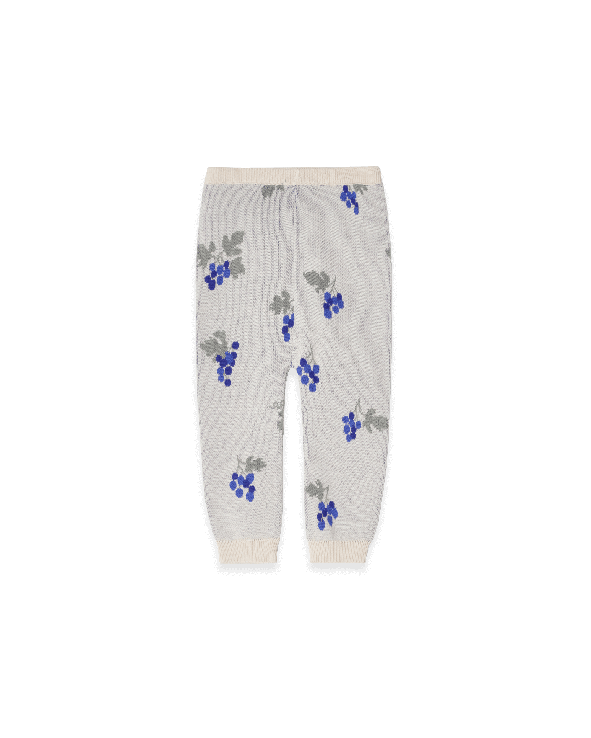 Garbo&Friends Knitted Trousers Baby | Grapes Ecru image 0