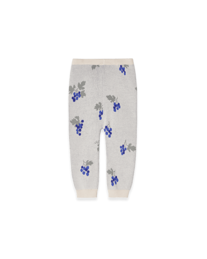 Garbo&Friends Knitted Trousers Baby | Grapes Ecru image 0